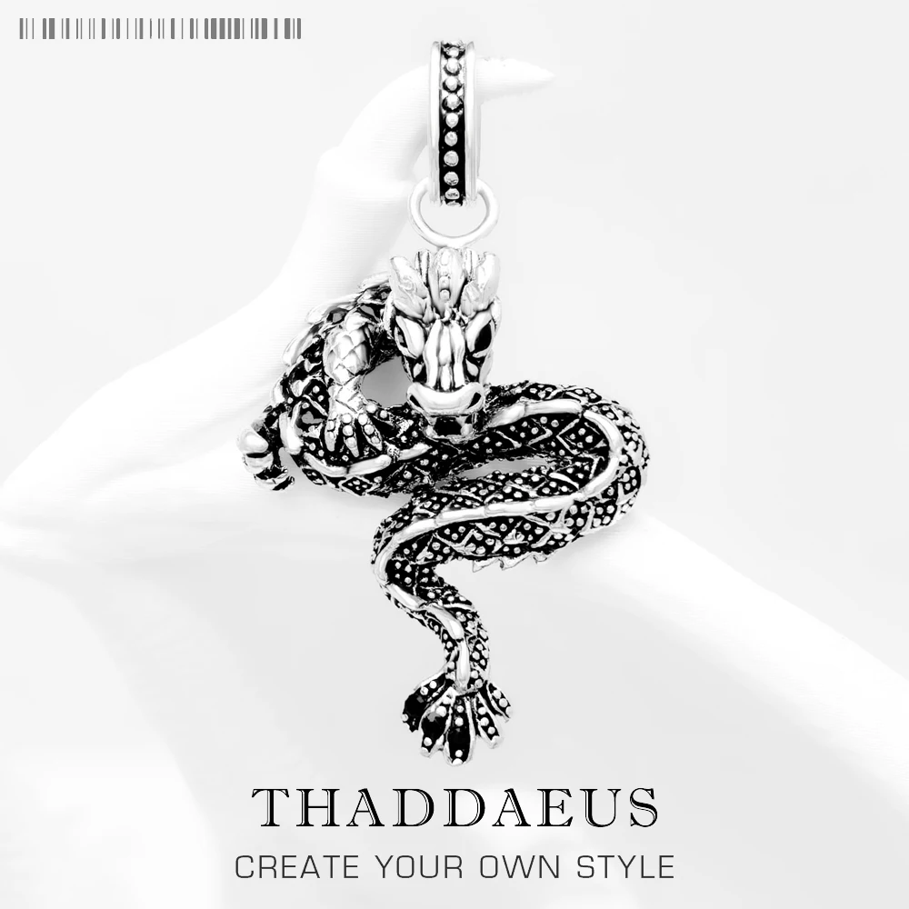

Pendant Mythical Dragon Brand New Fashion Jewelry Europe Accessories 925 Sterling Silver Punk Gift For Woman Men