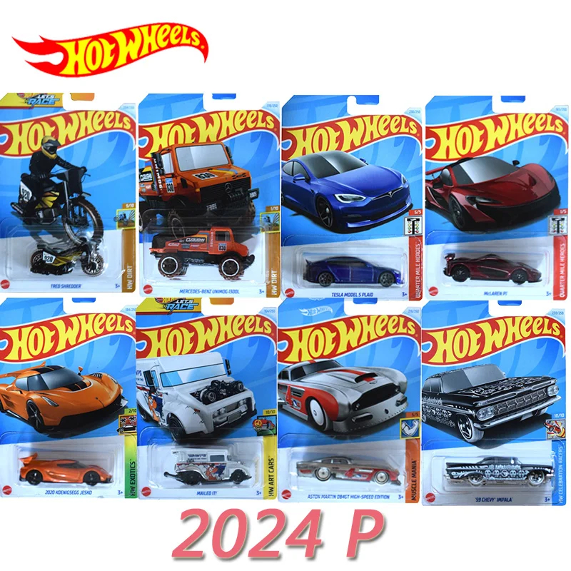 Mattel Hot Wheels şehir oto Mazda Benz Tesla mboy Koenigsegg Metal oyuncak arabalar Boy 1/64 için hızlı öfkeli postalı bertaraf Voiture