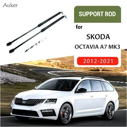 Para 2012-2020 skoda octavia a7 mk3 carro-estilo reequipamento capô gás choque elevador strut barras suporte haste acessórios