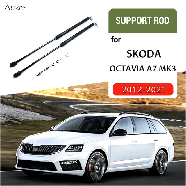 Dla 2012-2020 Skoda Octavia A7 MK3 Car-Styling Refit Bonnet Hood Gas Shock Lift Strut Bars Support Rod Akcesoria