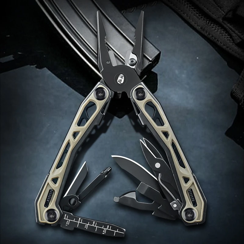 

New Outdoor Multifunctional High-end Pliers Folding Combination EDC Tool Convenient Camping Survival Equipment Tool Pliers