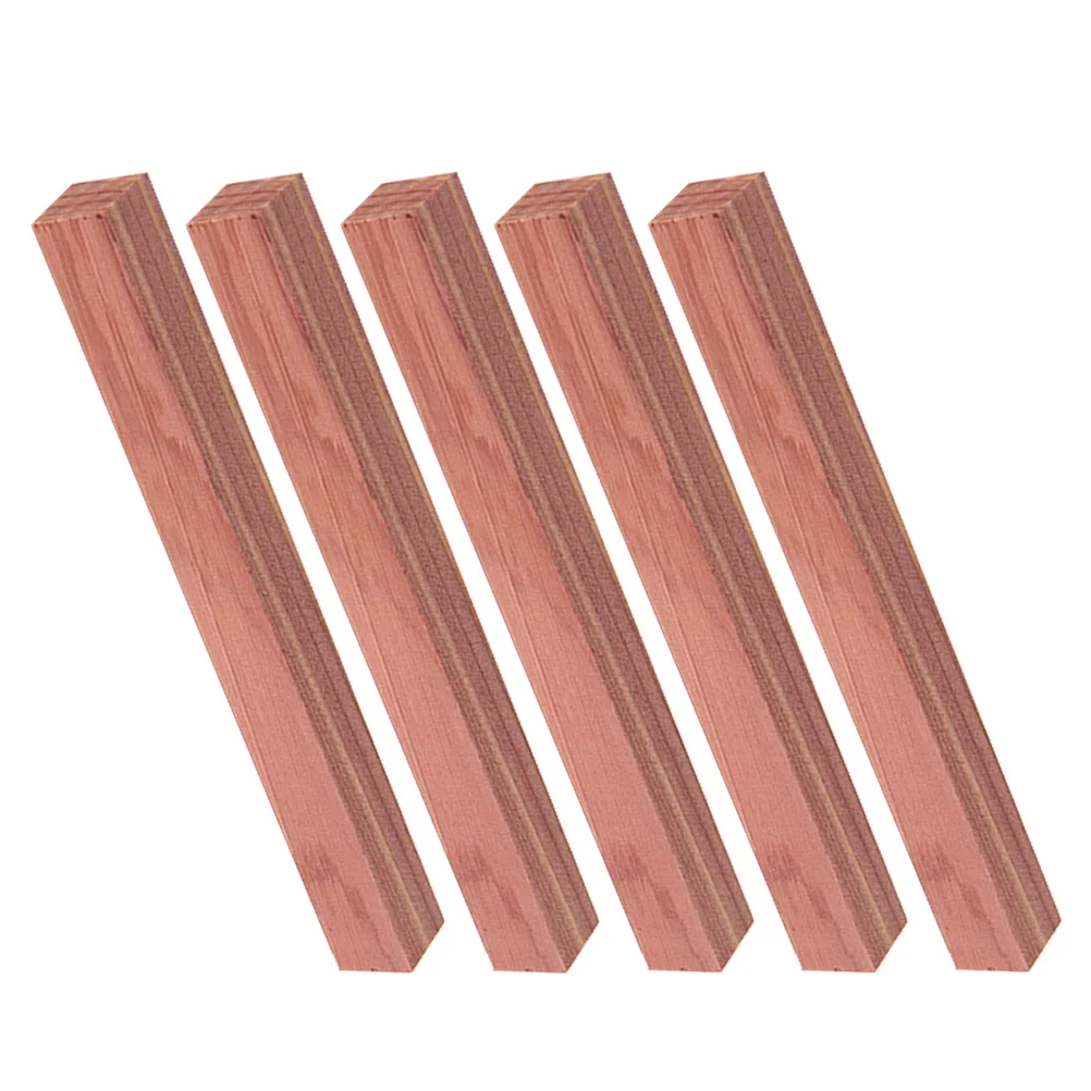 5 قطعة كتل خشب الأرز الطبيعي لخزانة ألواح التخزين درج المعطر كتلة الخشب المعطرة رائحة لسيارة خزانة الملابس #5