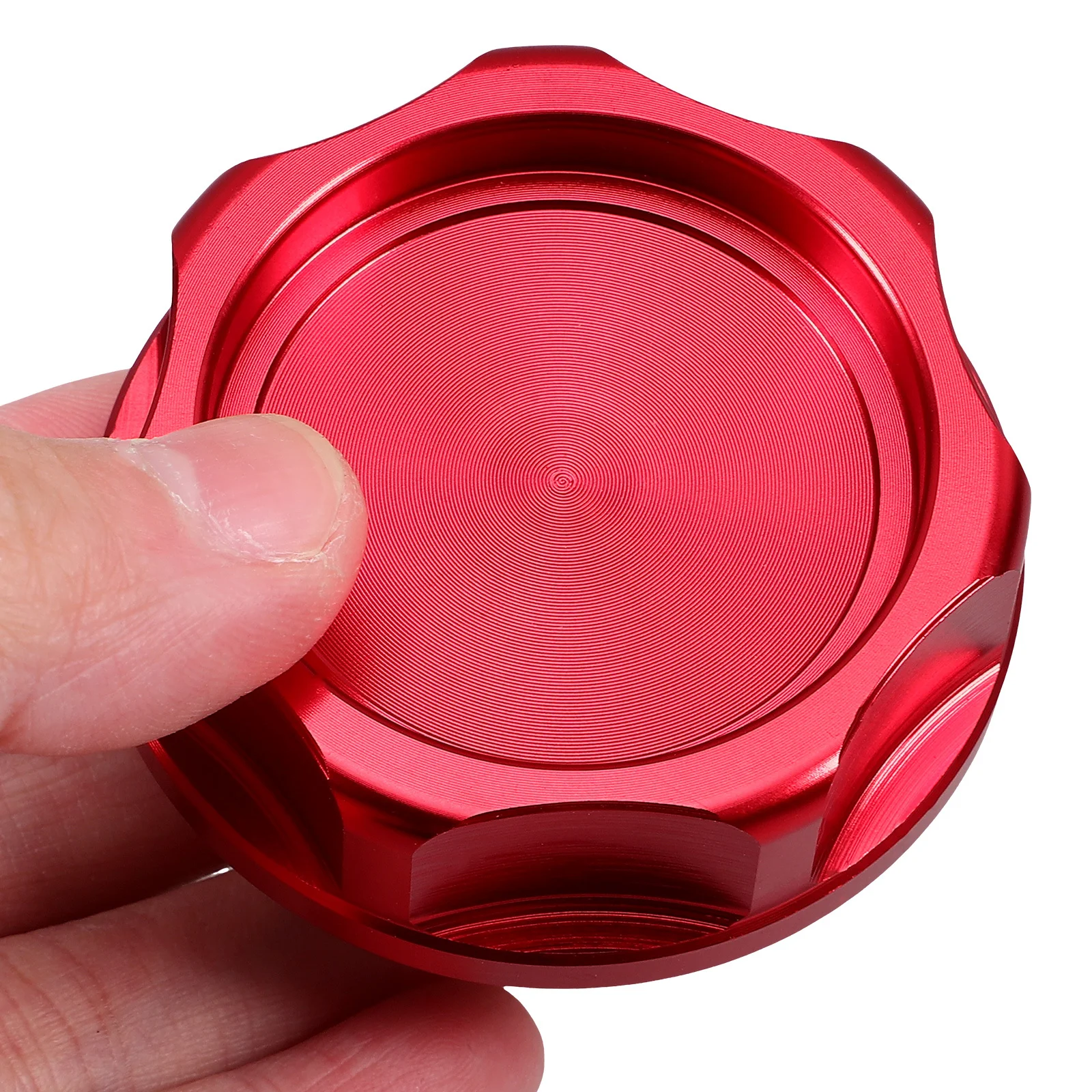 

Durable Aluminum Alloy Car Oil Tank Cap Leak Proof Fuel Tank Lid Replacement Vehicle Compatible Modified Part