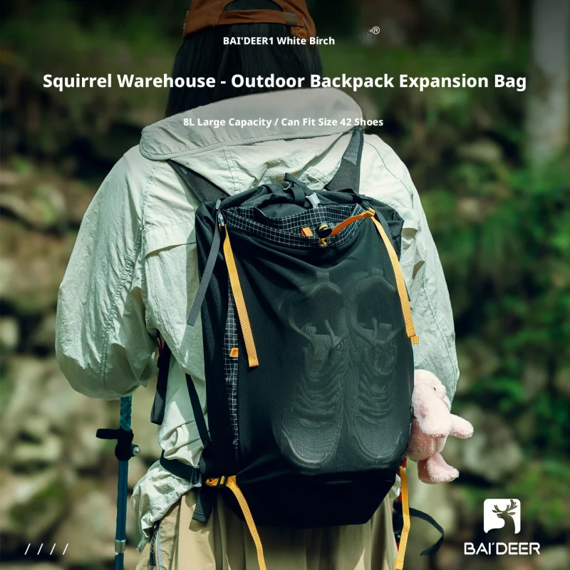 

BAIDEER Outdoor Hiking Multifunctional Storage Bag Kangaroo Pack Mountaineering Backpack Expansion Bag Lightweight Extendable Ex