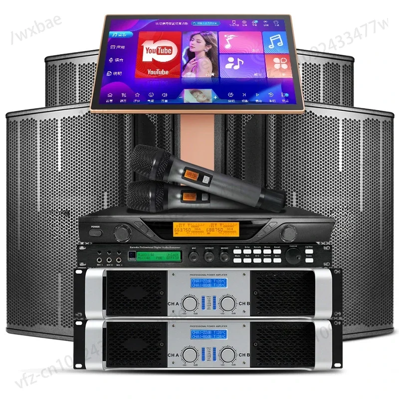 12 inch stereo suit, professional commercial/outdoor Karaoke full set, performance level, Ktv Karaoke system