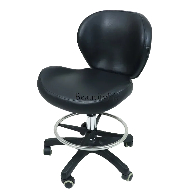 Beauty Salon Special Pulley Chair Lifting Rotating Barber Shop Technician Stool