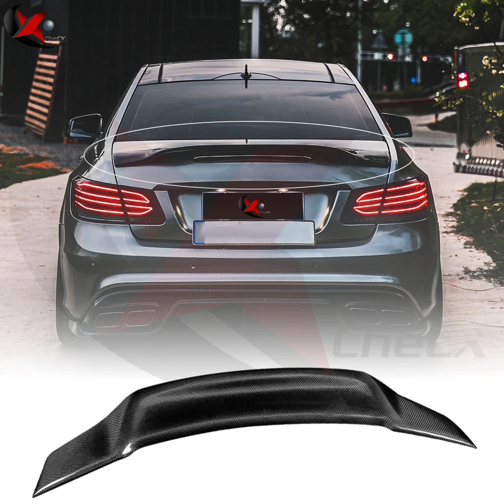 

For 2010-2013 Mercedes Benz E-Class W207 C207 E200-350 E63 AMG 2Door Hardtop Coupe Refit R-Type Carbon Fiber Rear Spoiler