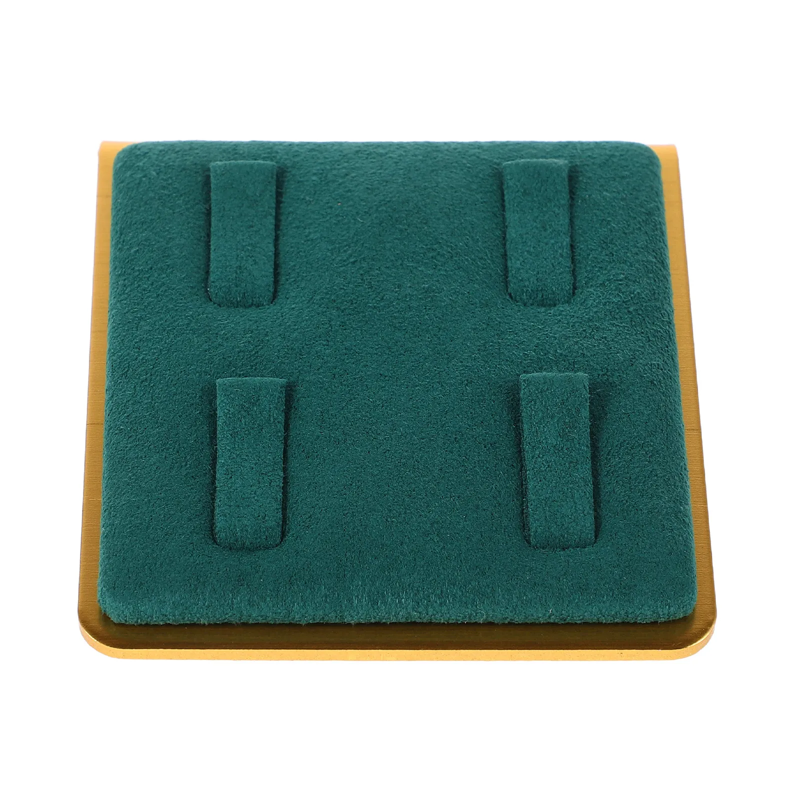 

Металлическая подставка для колец с 4 слотами, элегантный и устойчивый лоток для украшений, реквизит для фотосъемки, держатель для серег, органайзер для ювелирных изделий