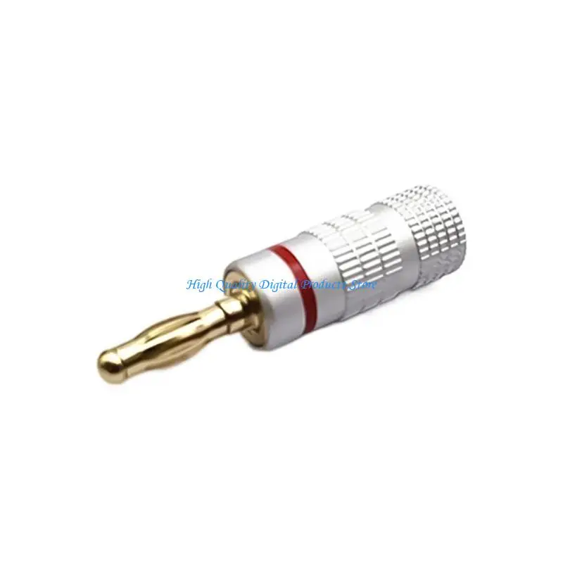 U2JE 4MM مكبر صوت BANANA PLUD GOLD موصل مكبر صوت مطلي بالذهب