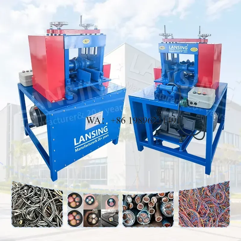 Wmwmnu for Industrial Machinery FE-200 6-200mm Copper Wire Stripper Automatic Copper Aluminum Cable Separator Scrap Wire