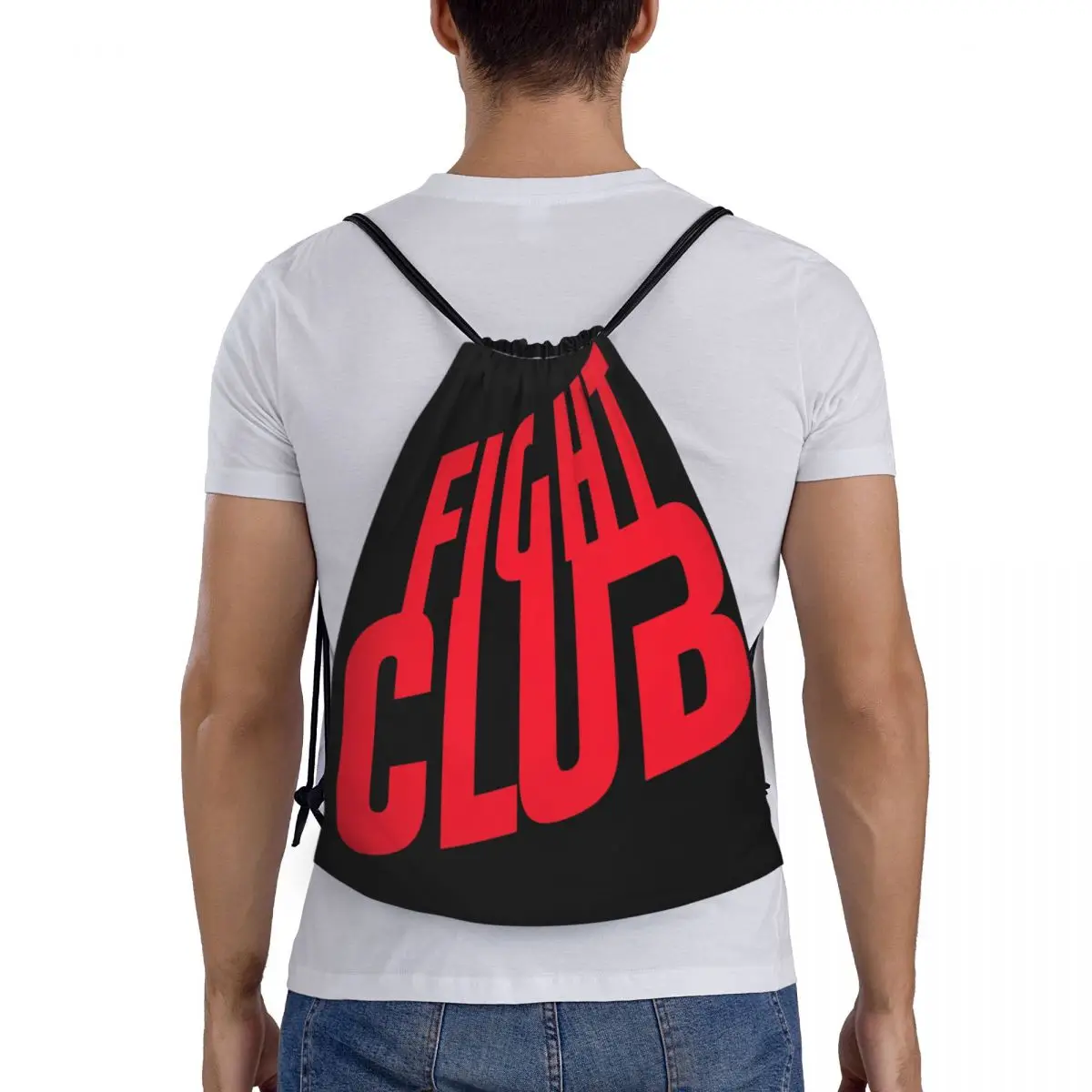 Kampf Club Logo Multifunktions tragbare Kordel zug Taschen Sporttasche Bücher tasche für Reisen