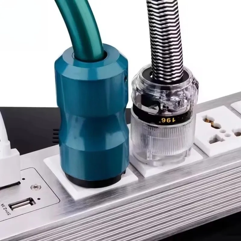 5-موقف المقبس 15A 50-60 كيلو هرتز مرحبا نهاية Hifi مسرح الصوت التيار المتناوب مرشح الطاقة الصوت الضوضاء مكيف الطاقة لتنقية الطاقة مع USB