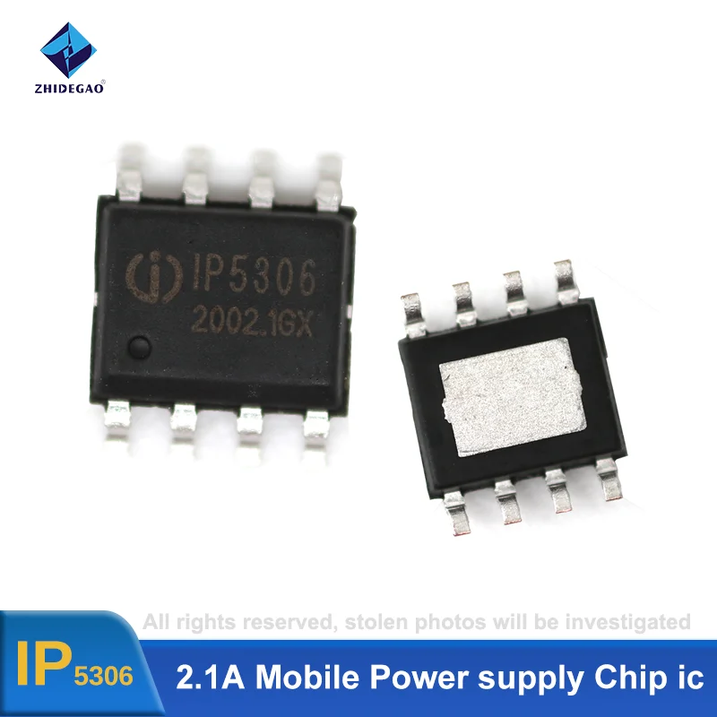 

1reel IC IP5306 ESOP-8 2.1A Power Supply Chip ic (black) 3600pcs