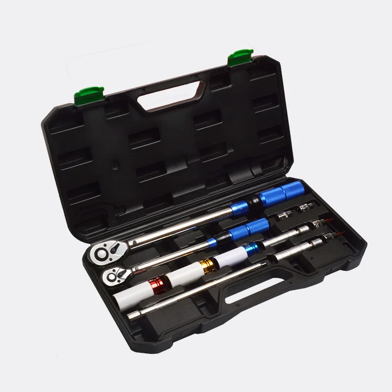 High Precision Preset Torque Wrench Set for Motorcycle, Spark Plug and Tire, Adjustable kg Torque for Accurate Work