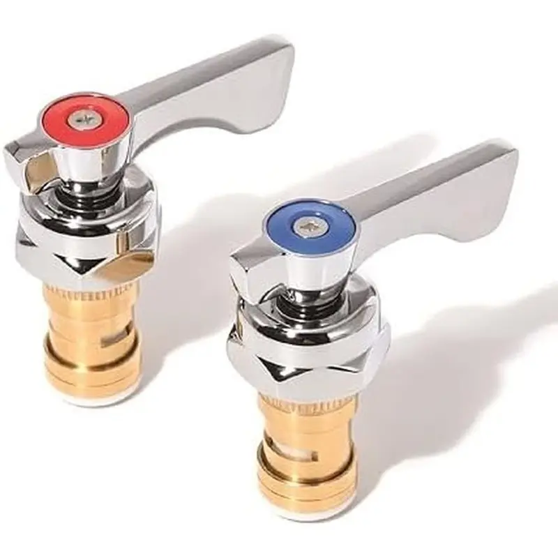 A65Z Valve& Stem Handle Repair Kit 21-308L 21-309L For Krowne 1/4 Turn Cartridge Replacement Cold& Hot