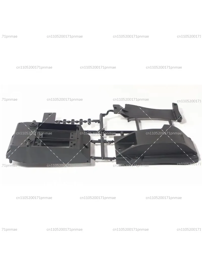 1/8 RC Car Radio Box Set for , Black, Compatible with 4.6F Engine, Durable Replacement Parts