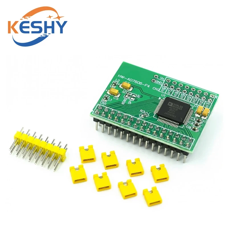 1PCS 16Bits ADC 8CH Synchronization AD7606 DATA Acquisition Module 200Ksp