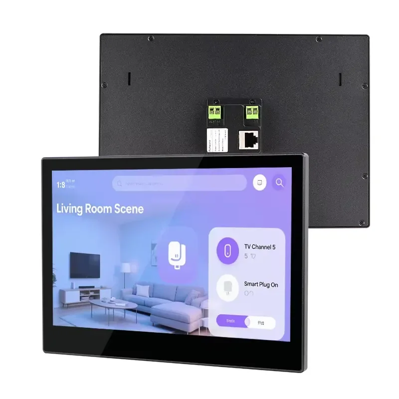 Home Assistant Smart Buildings Automation 10 Inwall Mount Android AIO Touch Screen POE Touch Tablet