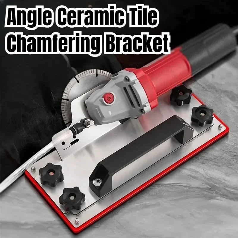 Easy Operate Angle Grinder Chamfering Device 45° Chamfer Cutting Metal Ceramic Tile 15cm Extend Handle Portable Chamferer Tools