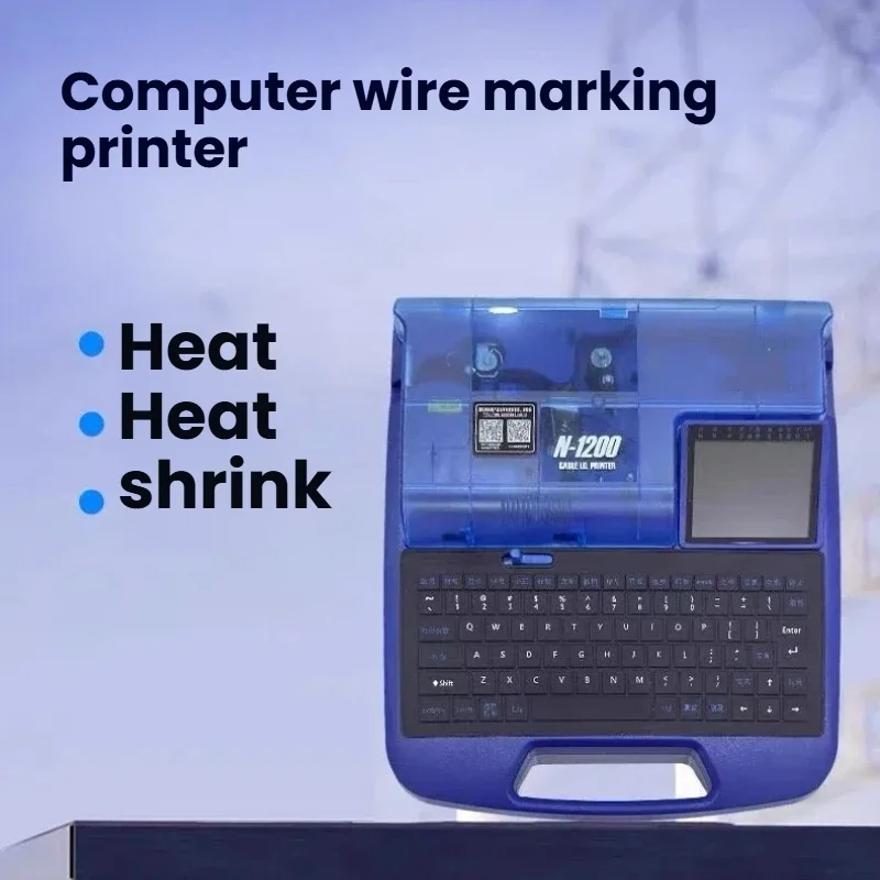 Cable‑Mark‑Printing Implement Built‑in‑Keyboard‑Unit for Electrical‑Workshop‑Wiring‑Project‑Wire‑Label‑Making Work
