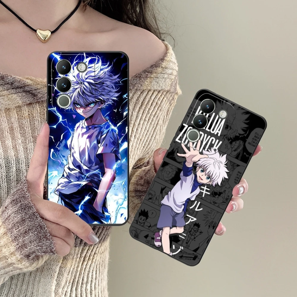 Hunter Killua Cool Mobile Cell Phone Case for VIVO Y95 Y93 Y31 Y20 V19 V17 V15 Pro X60 NEX Black Soft Phone Cover Shell