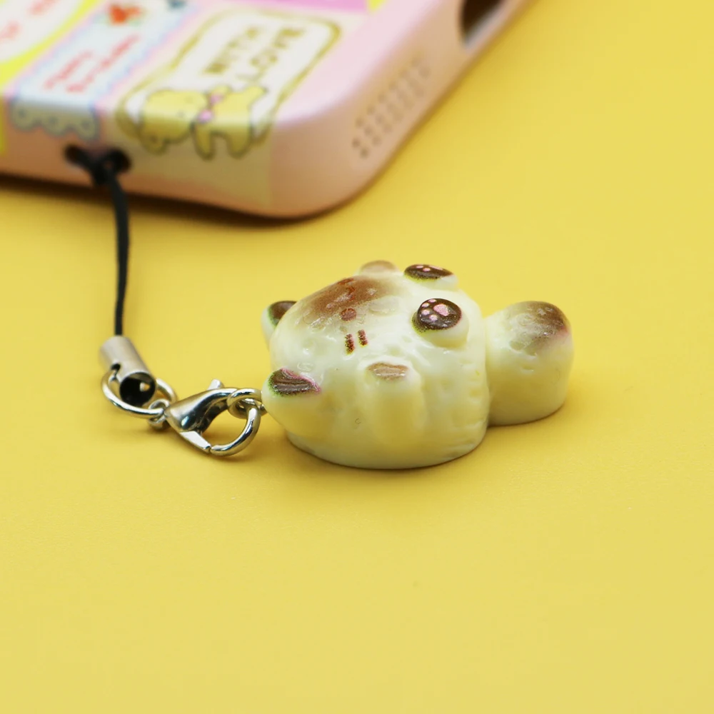 Cute Kawaii Mini Cat Phone Charms Pendant New Keychain Cases For iPhone 14 Car Schoolbag Ins Korea Y2K Sweet Girl Gift