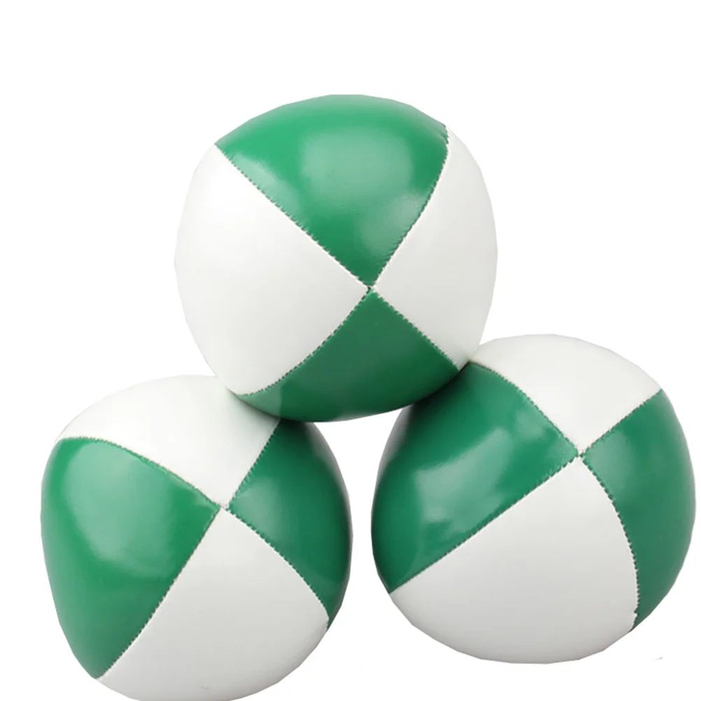 3Pcs Juggling Balls Fine Stitching High Quality PU Soft Lightweight Ideal for Beginners All Age Group Fun Indoor Outdoor