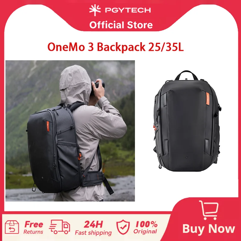 PGYTECH OneMo 3 Photography Camera Backpack 25L/35L AerisFrame Carry System