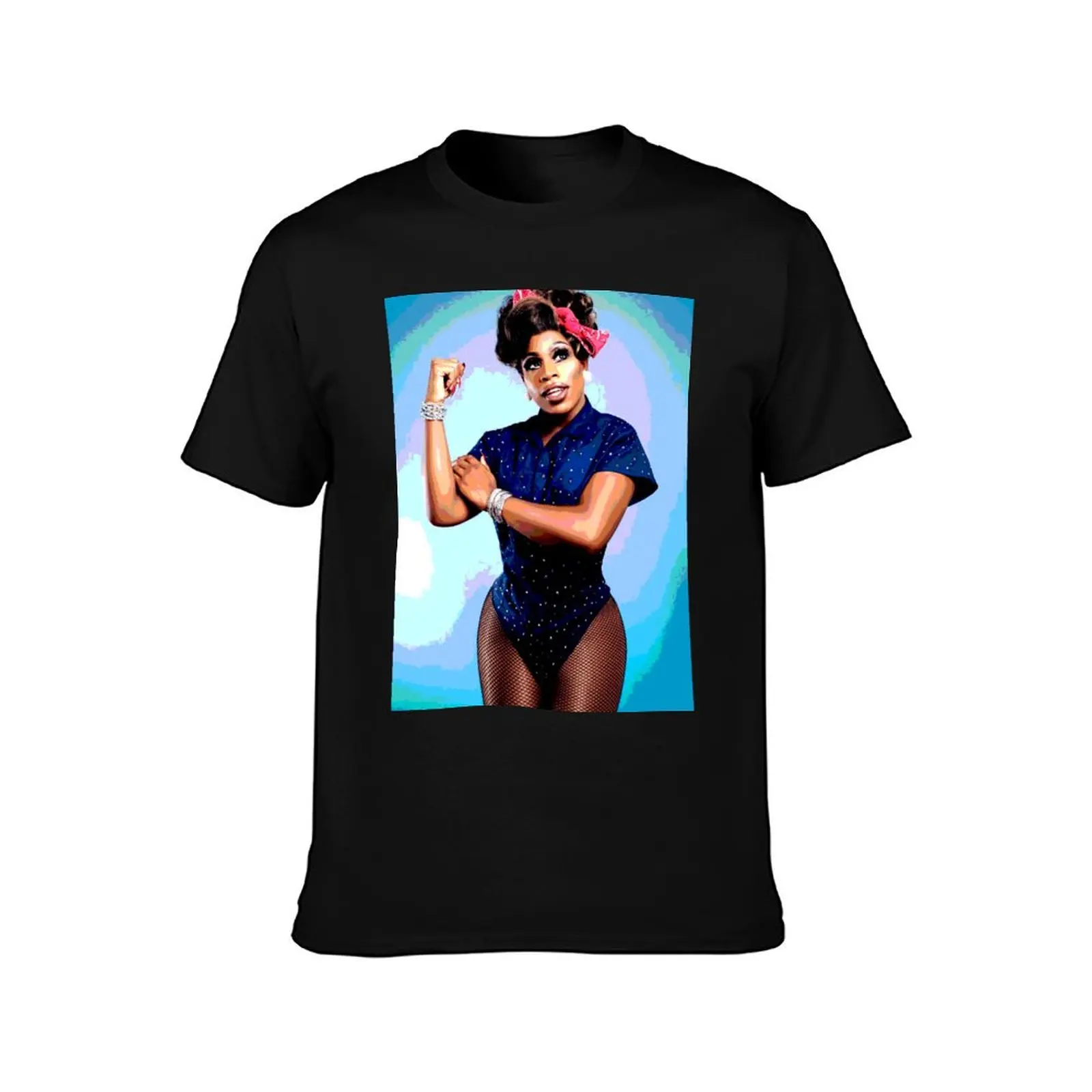 Monet X Change: Rosie The Riveter Moment T-Shirt Plus Size All Match Tee Shirt T-Shirt
