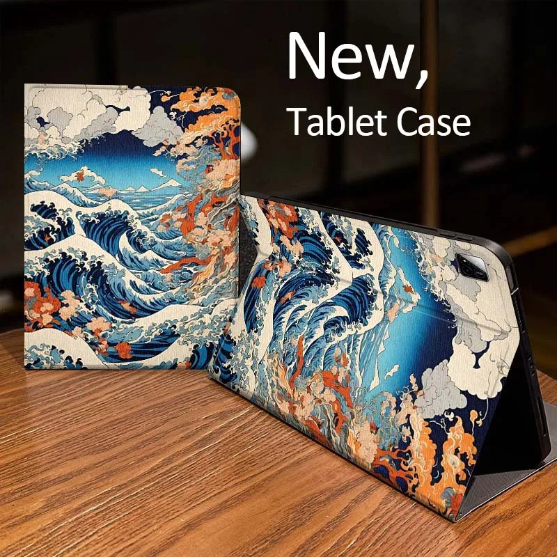 

Cartoon Sea Turtle Art Case For Xiaomi Mi Redmi Pad 2 4 5 7S 6S 6 7 8 Plus SE Pro K 2025 inch 8.7 11 Tablet