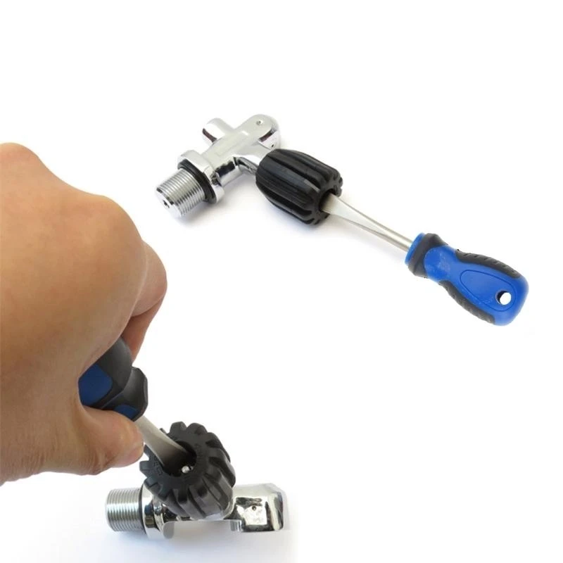 أداة إزالة صمامات خزان الغوص، مفتاح ربط، مفكات براغي ذات عجلة عقارب