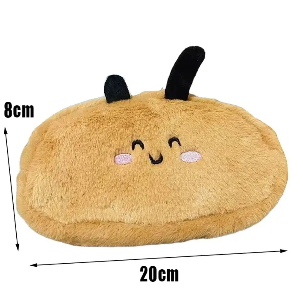 INS Bear Shape Pen Bag Large Capacity Multi-functional Stationery Bag Pen Box Students