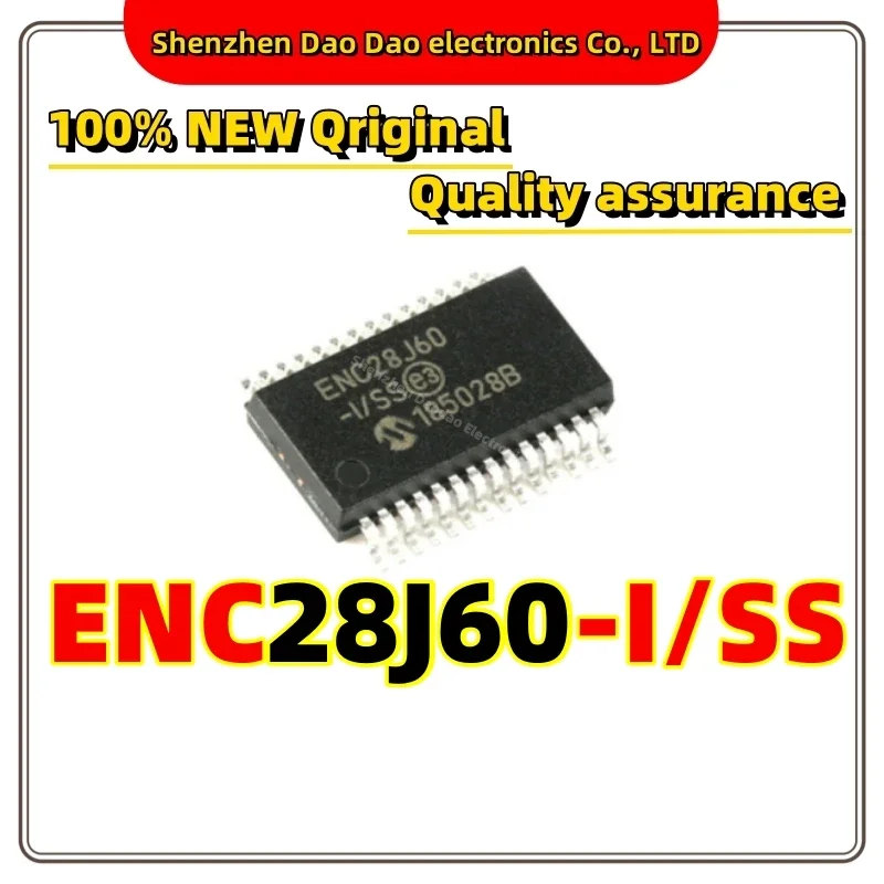 

ENC28J60-I/SS ENC28J60 SSOP-28 Ethernet controller chip new original