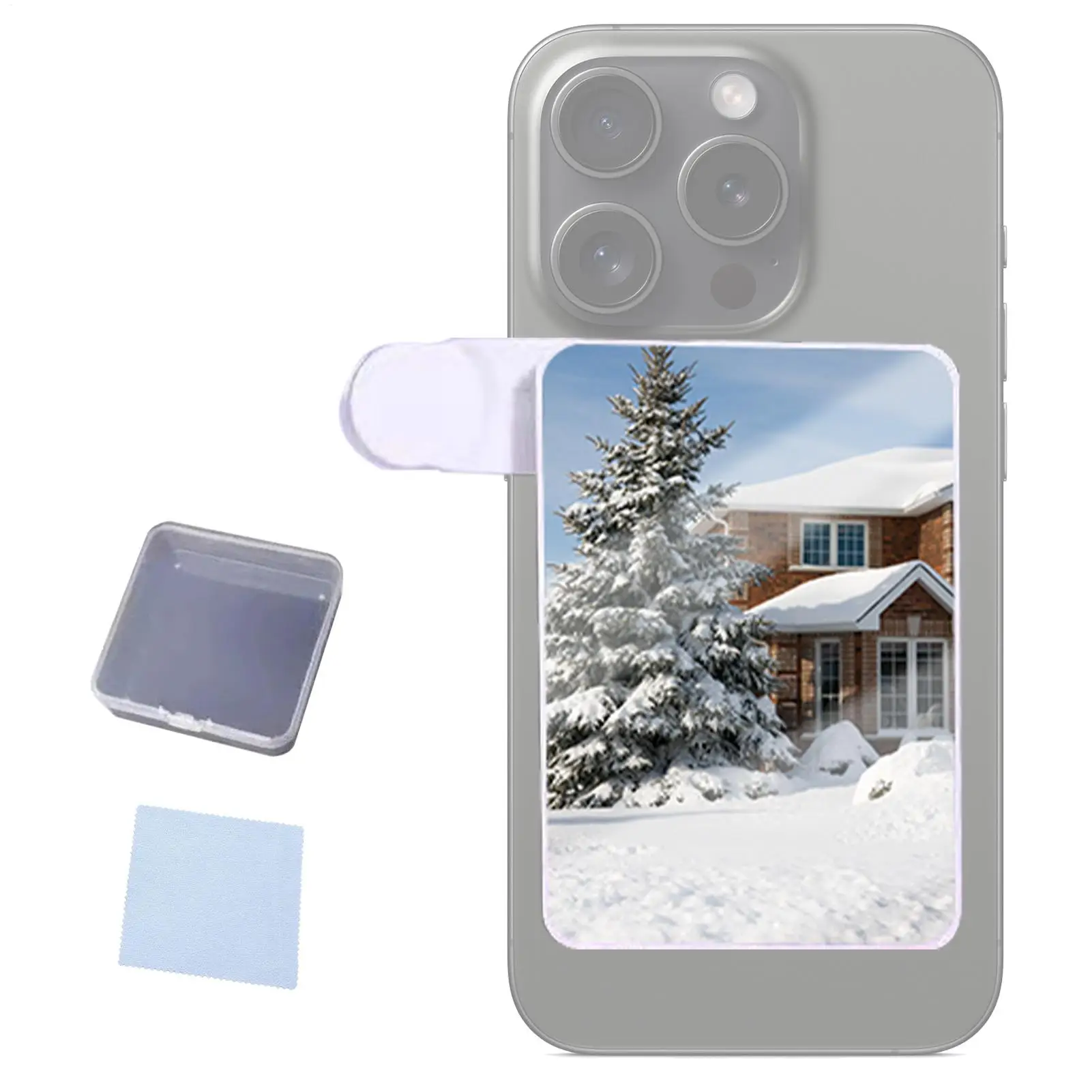 Creative Phone Camera Mirror Reflection Clip Kit Mirror Effect Lens Capture Stunning Reflections Clip Clamp For Travel Photo