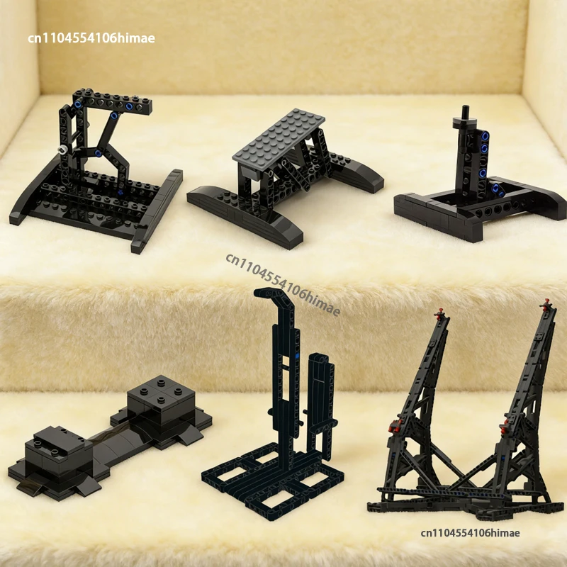 Multiple Spaceship Display Stand fit for Millennium Star Destroyer X-Wing Republic Gunship Razor Building Block Toy Only Bracket