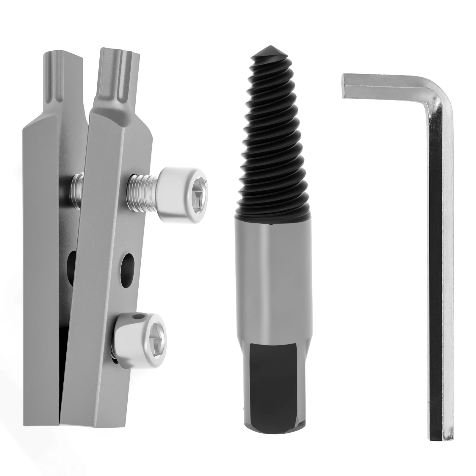 Stripped Screw Extractor Set Efficient Faucet Angle Valve Wire Extractor for Damaged Water Pipe Plumbing Tool for Damaged Water