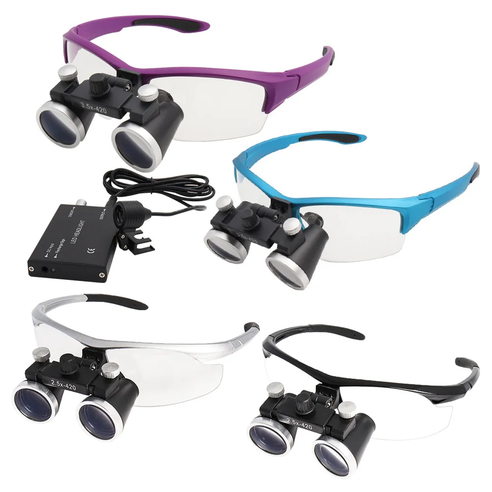 

Professional 3.5X 2.5X Surgical Ent Medical Dental Kepler Optical Magnifier Binocular Surgery Glasses of View Dental Loupes