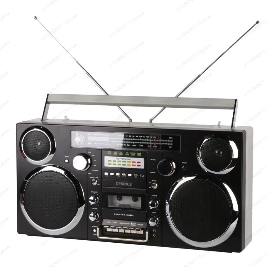 

Трансграничный взрыв ретро FM-радио Bluetooth-динамик беспроводной ленточный встроенный рекордер CD-диск радио