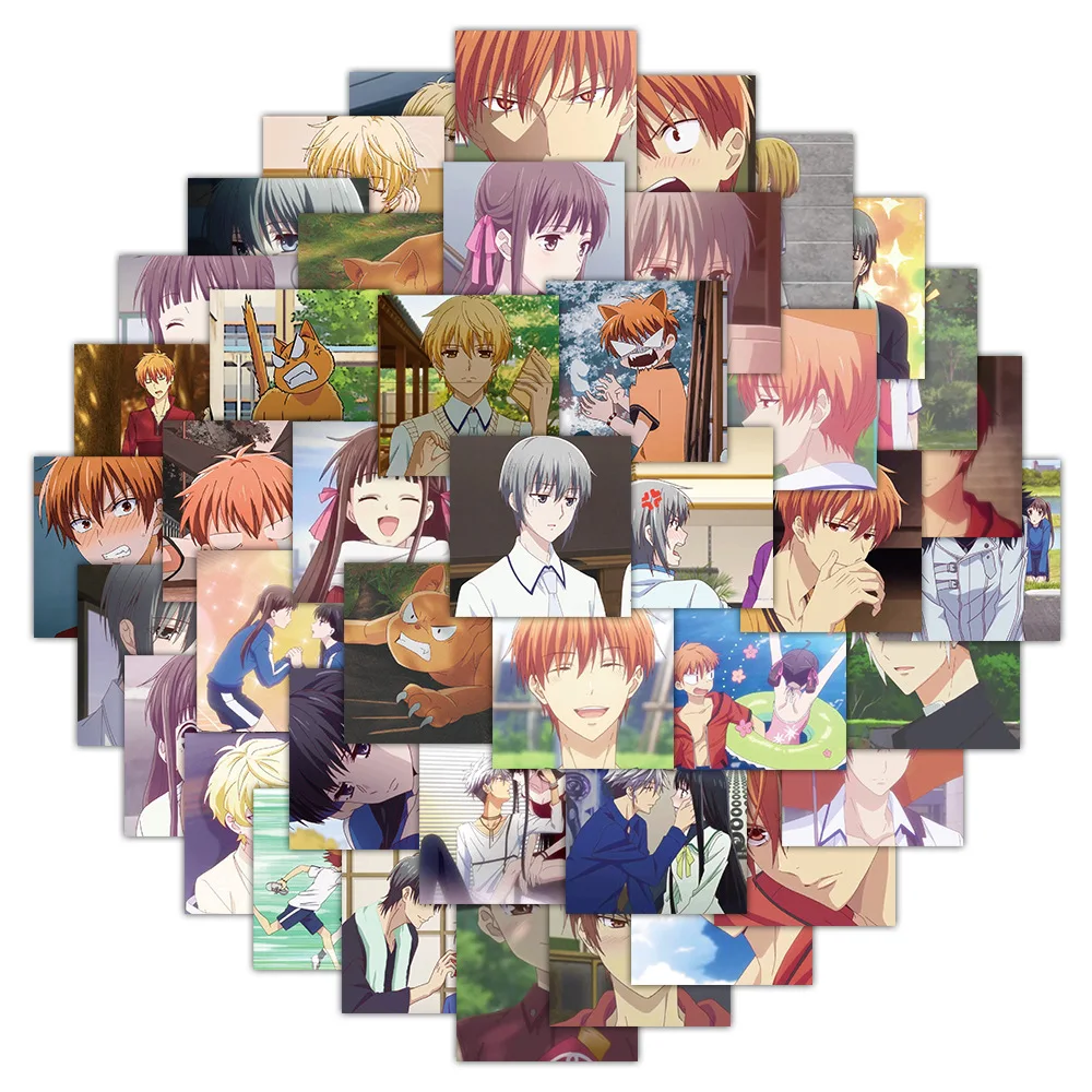 10/30/50/103PCS Fruits Basket Stickers Anime Sticker DIY Scrapbook Luggage Laptop Car Bike Skateboard  Cartoon Decals Kids Toy