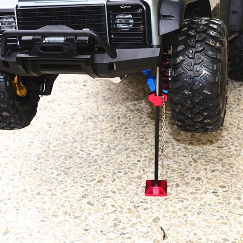 1/10 Scale Accessories Metal Mini Lifting Jack for RC Crawler Car Axial SCX10 Traxxas TRX4 Tamiya CC01 RC4WD D90 D110 Simulation