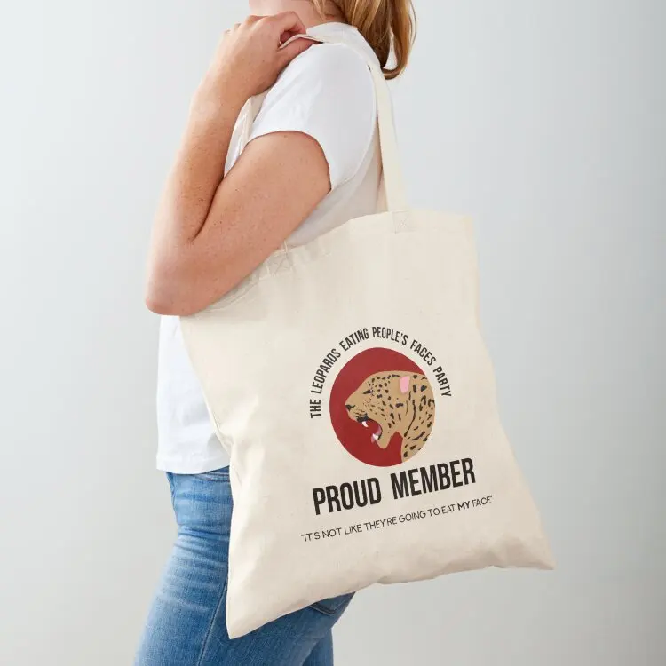 

Leopards Eating People's Faces Party Tote Bag Canvas stote bag reusable shopping bags tote bag large size bags