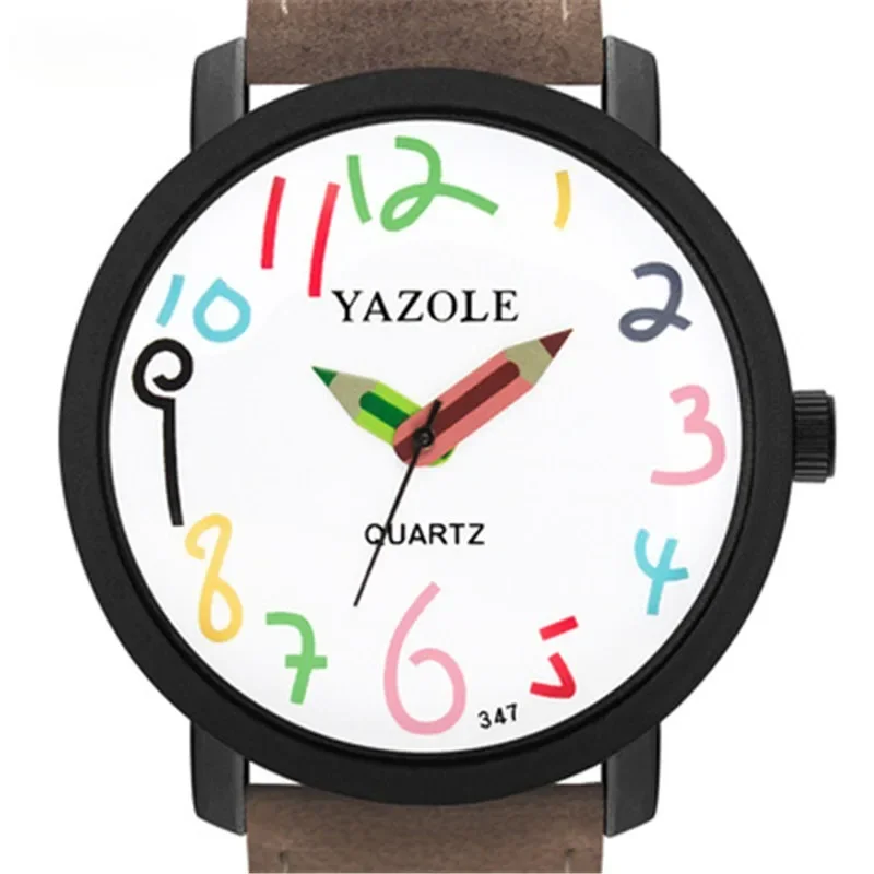 Orologi per bambini di colore alla moda Orologio da polso per bambini morbido Orologio da polso al quarzo con puntatore a matita di facile lettura per ragazza Ragazzo regalo Reloj Infantil