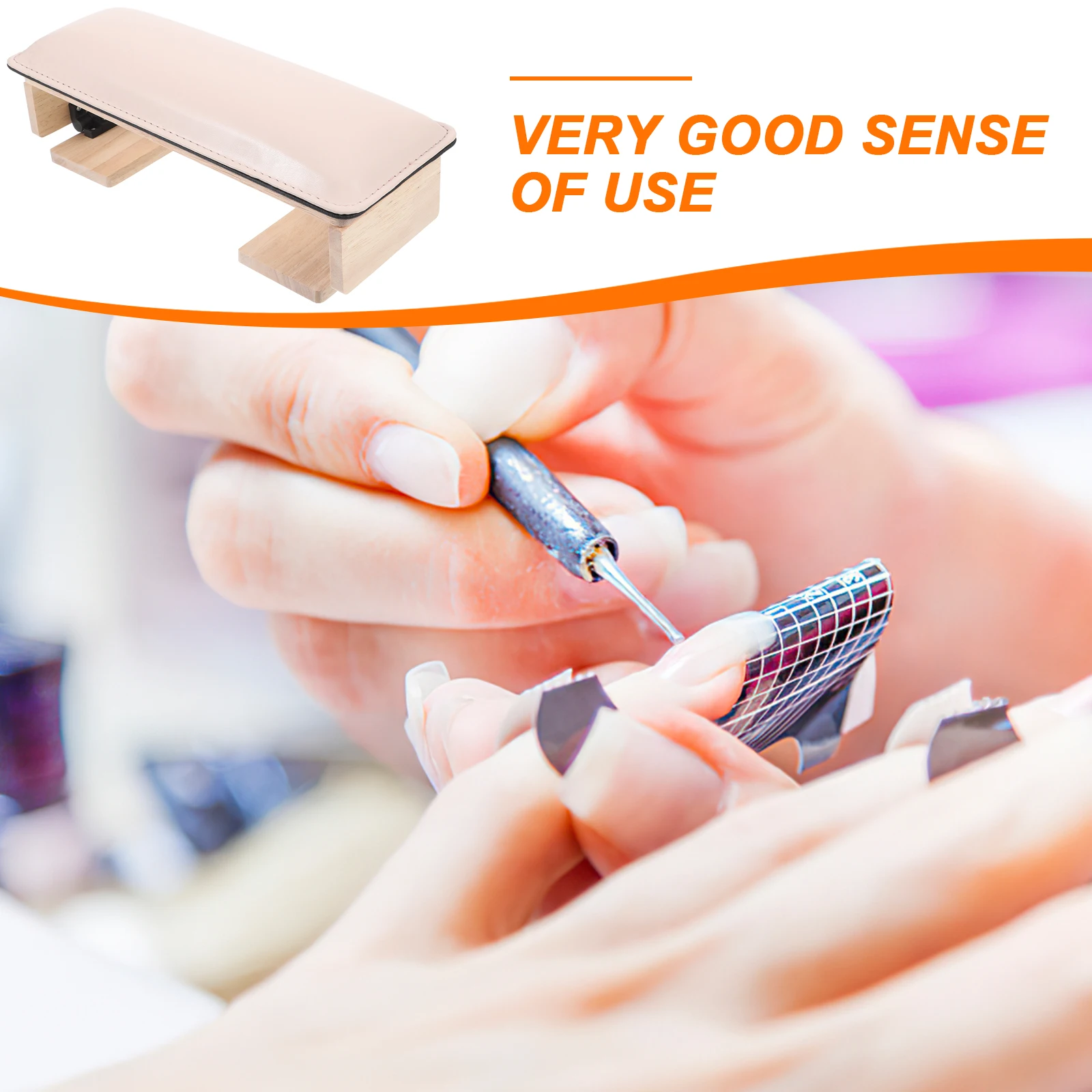 

Подушка для подлокотников для ногтей Легкий универсальный прочный материал Легко носить с собой Магазин Салон Домашний дизайн ногтей Подставка для пальцев Маникюрный стол