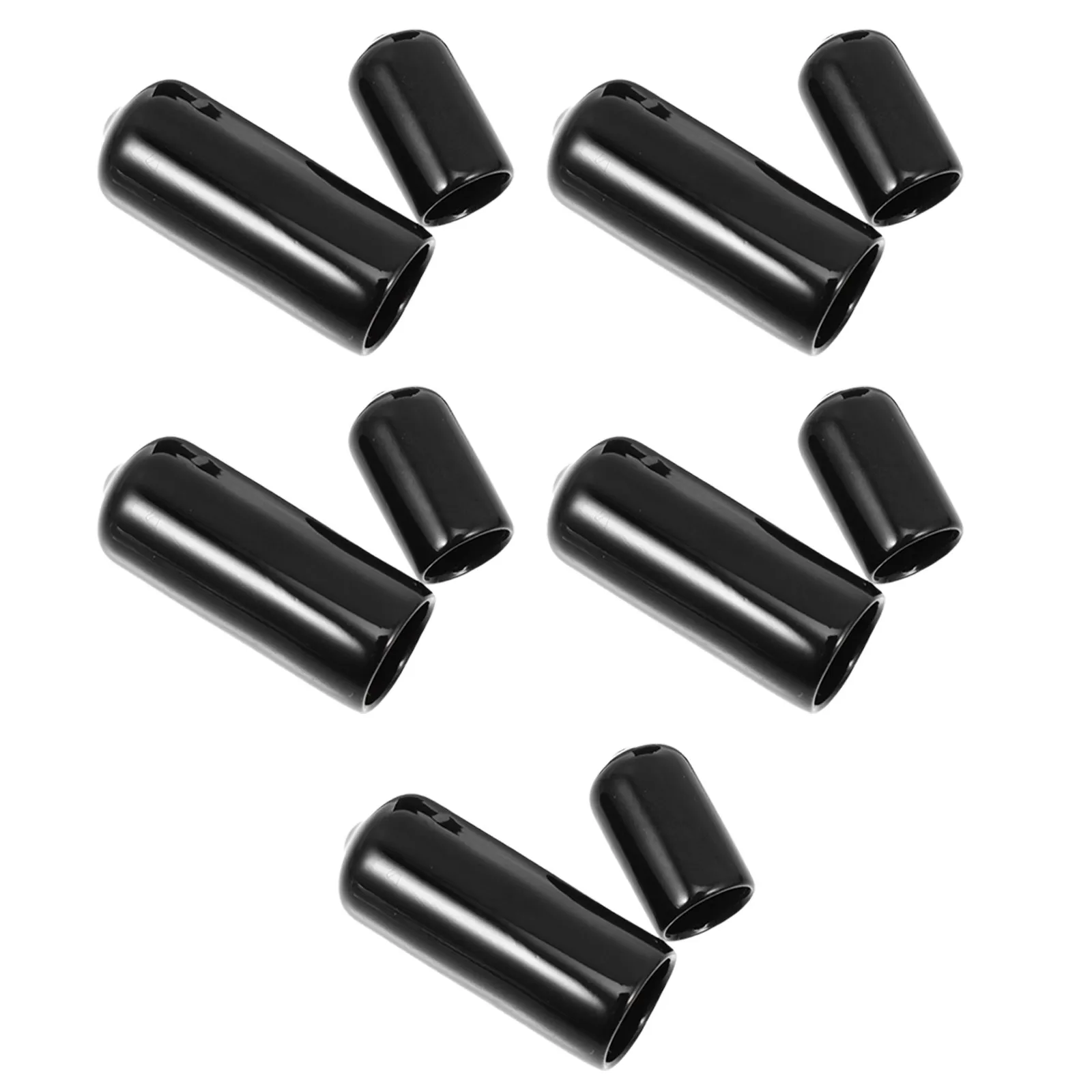 

10Pcs Billiards Cue Tip Covers Rubber Shockproof Pool Cue Tip Protectors Easy Install No Glue Needed for Snooker Pool Party Fun
