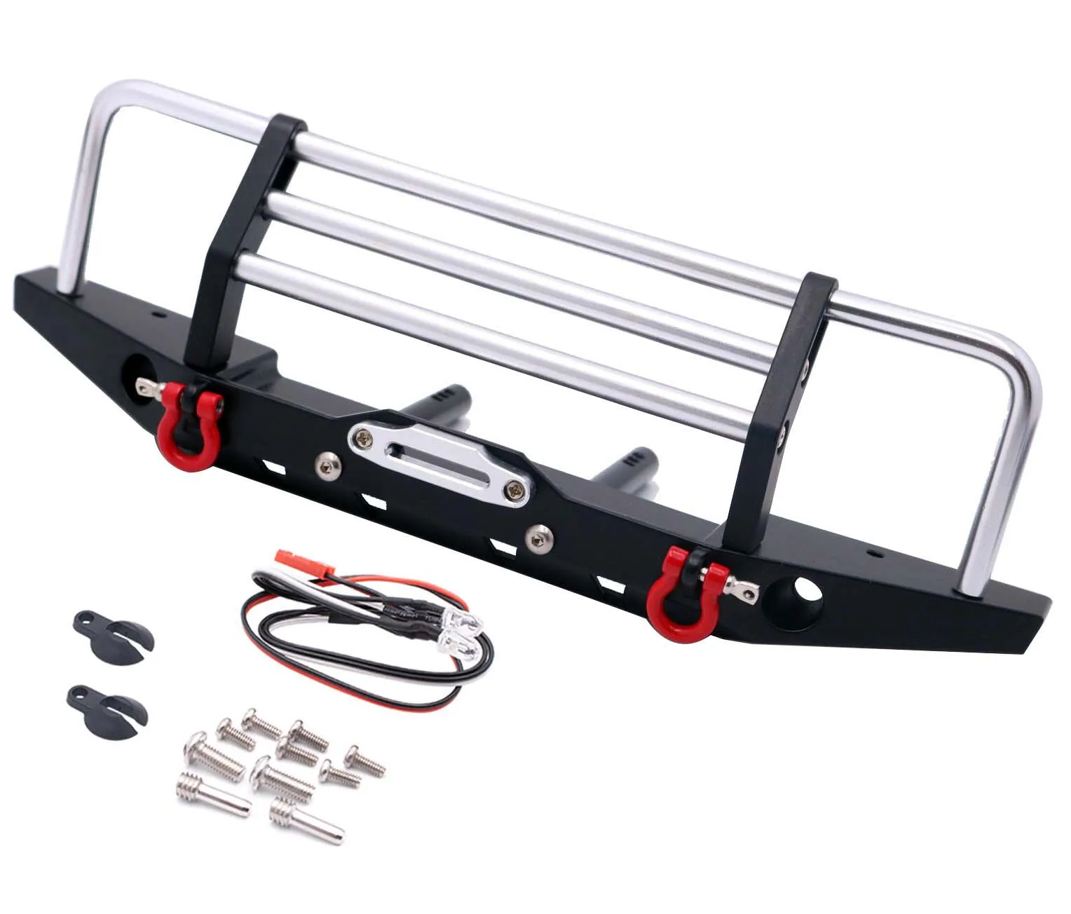 LYXF Rc Car  Aluminum Alloy Bumper  for Axial SCX10 II Traxxas TRX-4