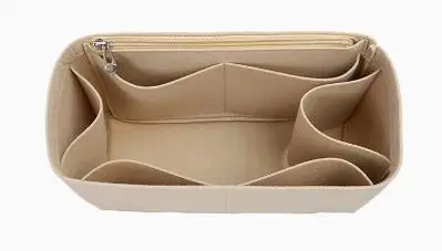 حار ل Keepall 35 45 50 55 60 الأمتعة ورأى القماش إدراج المنظم ماكياج حقيبة يد السفر الداخلية محفظة حقائب مستحضرات التجميل المحمولة