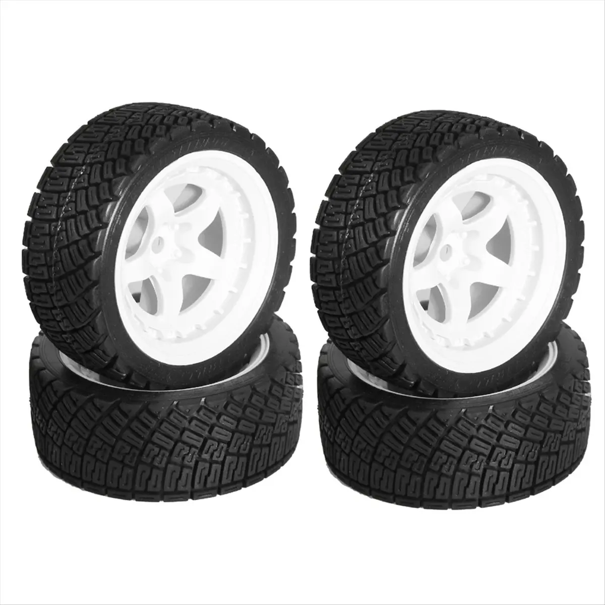 4pcs 68mm 1/10 RC Racing Car Tires on Road Touring Drift Car Tyre Wheel for -TT01 TT02 XV01 XV02 TA06 W179 [A17I Toy]