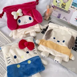 Hello Kitty Sanrio Anime Kawaii Pochacoo borsa portaoggetti varie Cute Cartoon My Melody borsa per l'organizzazione portatile regali