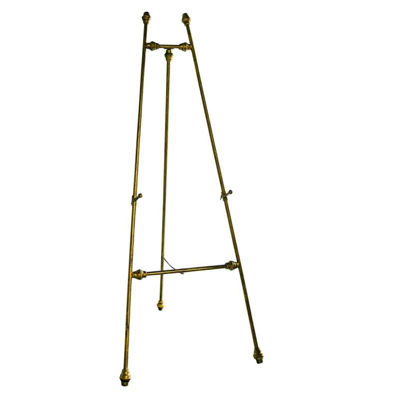 European wrought iron oil easel, drawing board stand, oil painting display stand, wedding easel, tile stand,  magazine rack