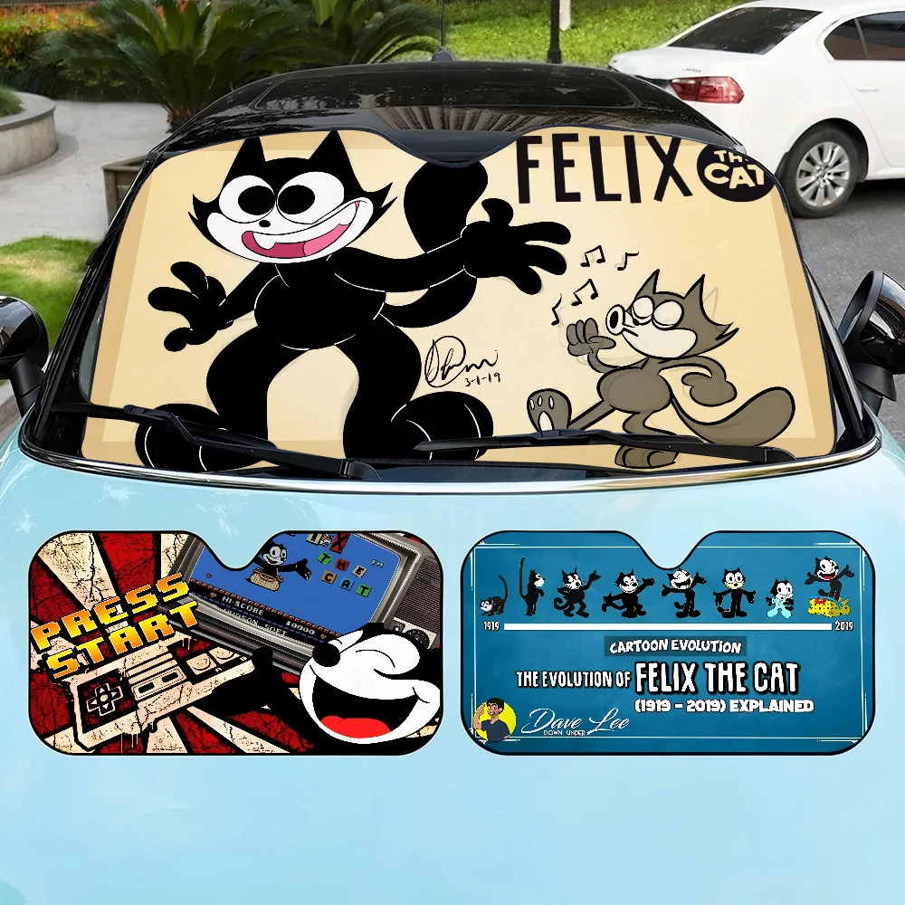 

Солнцезащитные козырьки The-F-Felix-C-Cats, отражатель, защита от УФ-лучей, автомобильный солнцезащитный козырек на заказ, универсальный солнцезащитный козырек, лето 2025 г.